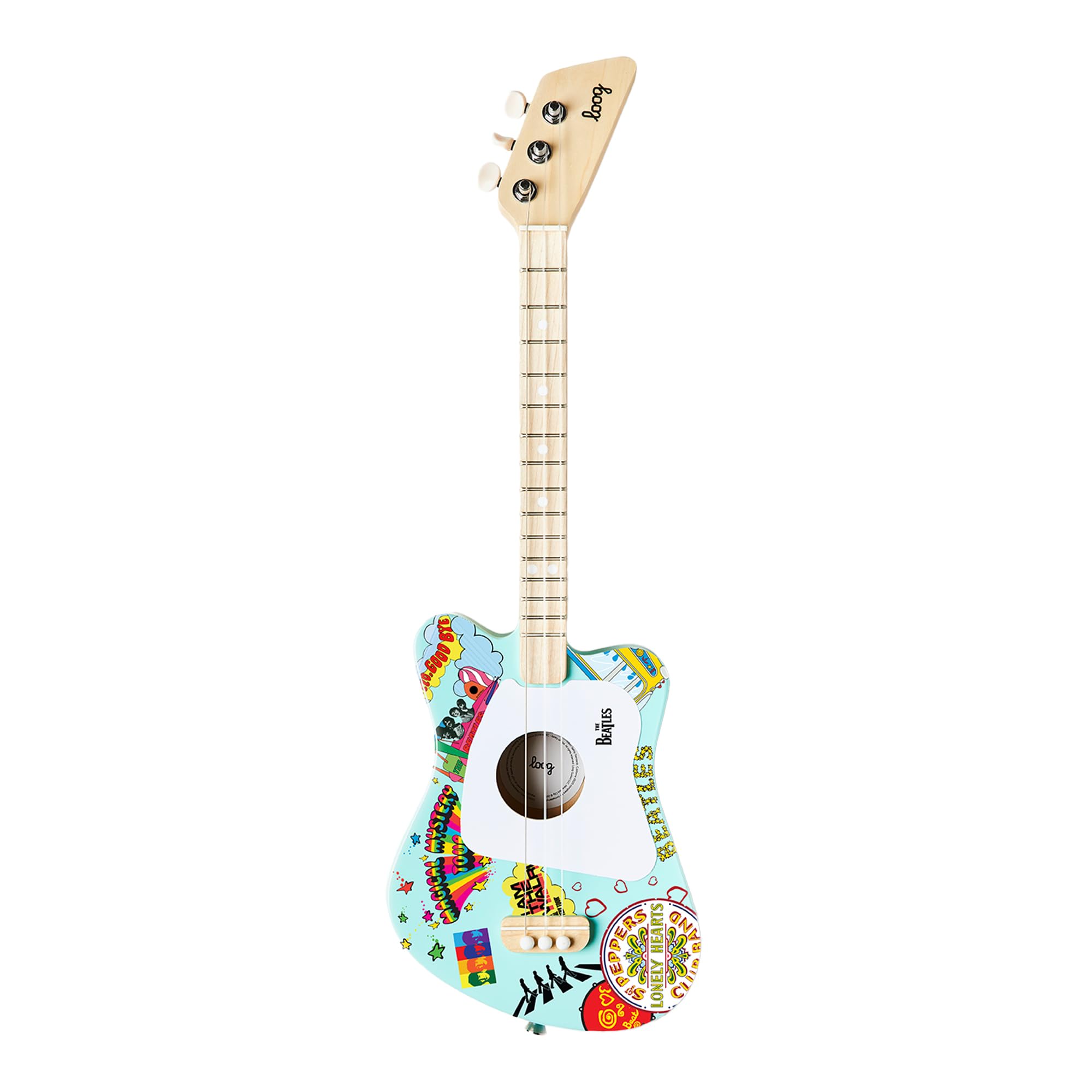 Amazon.co.jp: Loog BT ミニギター 子供用 (67グリーン) : おもちゃ